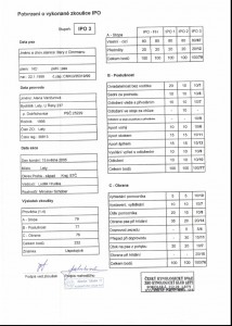 protokol zkouska IPO3